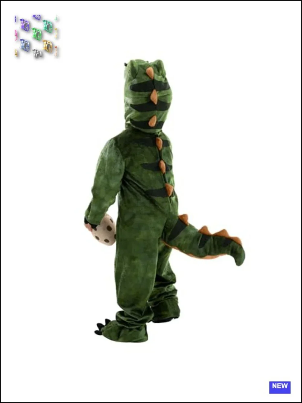 Realistic T-Rex Costume Jumpsuit with Hood and Egg for Kids Halloween